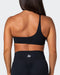 musclenation Sports Bras Movement One Shoulder Bralette - Black