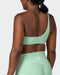 musclenation Sports Bras Movement One Shoulder Bralette - Pastel Green