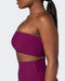 musclenation Sports Bras Ribbed Bandeau - Huckleberry
