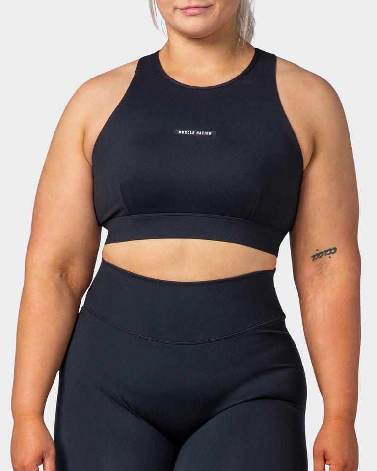 musclenation Sports Bras Step Up Bra Black