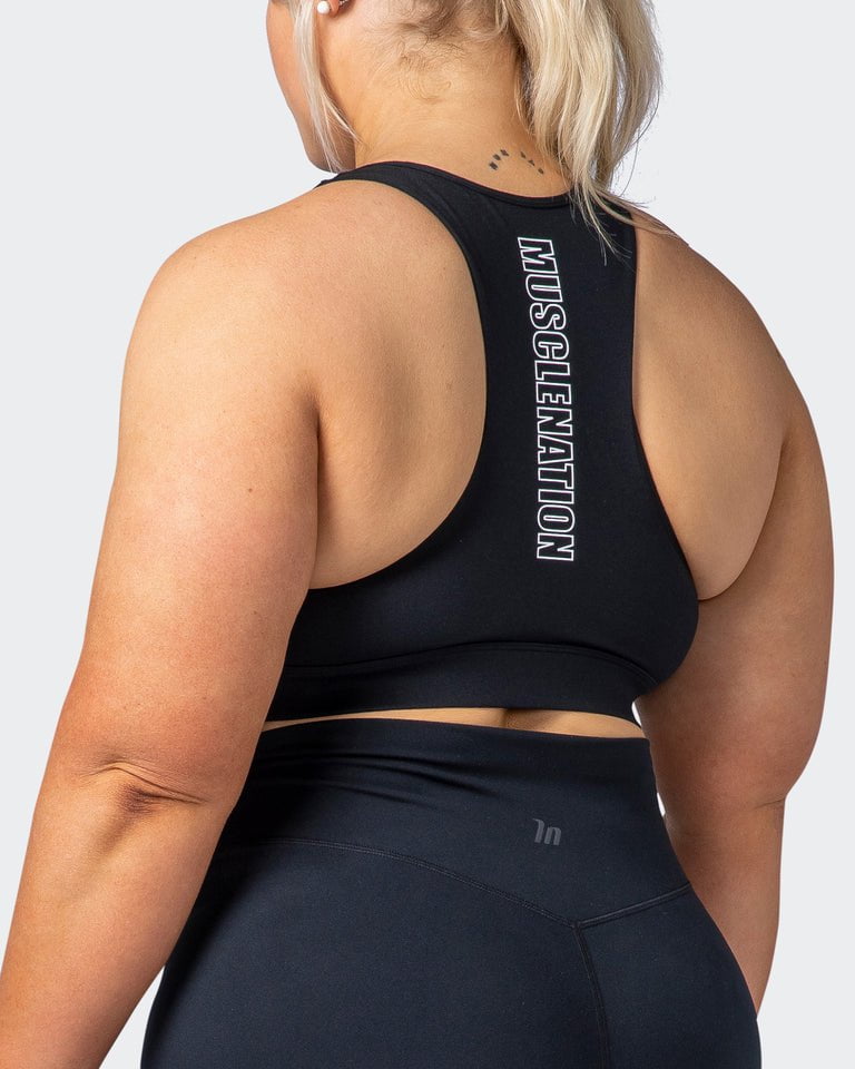 musclenation Sports Bras Step Up Bra Black