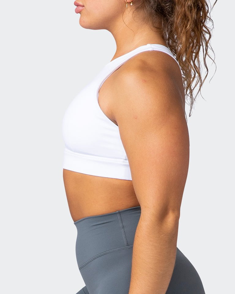 musclenation Sports Bras Step Up Bra White