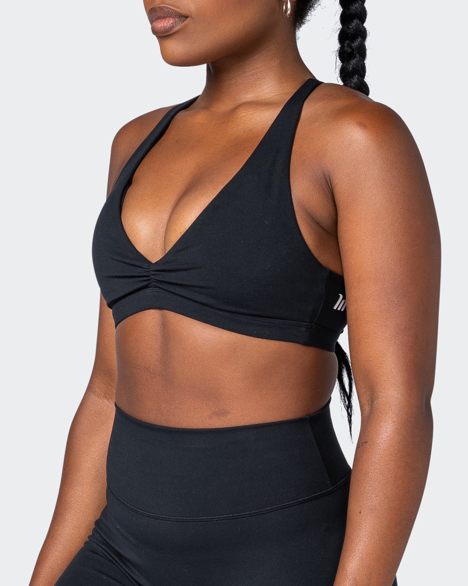 musclenation Sports Bras Stride Bralette - Black