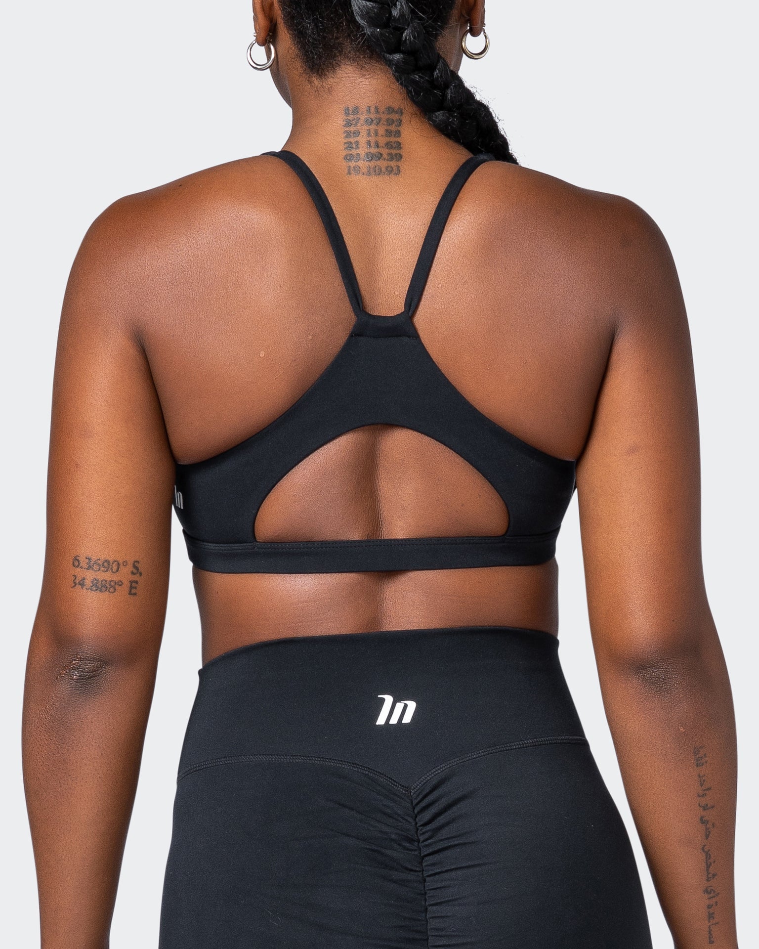 musclenation Sports Bras Stride Bralette - Black
