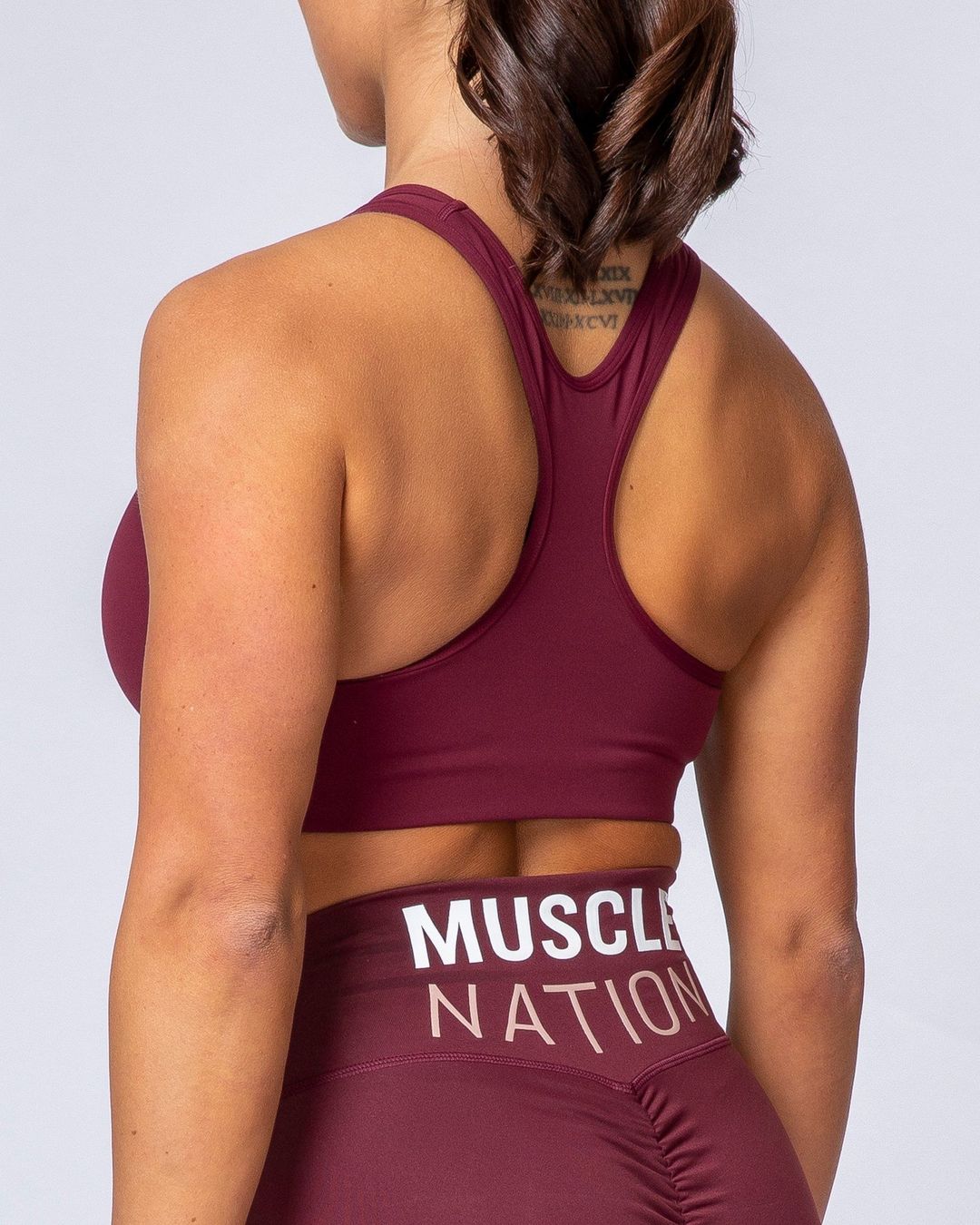 musclenation Strike Bra - Wine