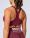 musclenation Strike Bra - Wine
