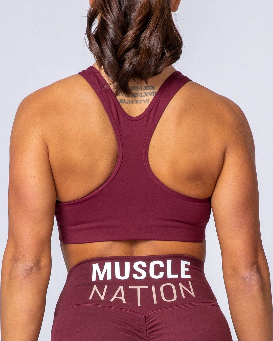 musclenation Strike Bra - Wine