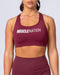 musclenation Strike Bra - Wine