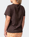 musclenation T-Shirts ELEVATE MATERNITY TEE Cocoa