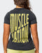 musclenation T-Shirts Maximise Regular Fit Vintage Tee - Washed Black