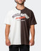 musclenation T-Shirts MENS ATHLETICA OVERSIZED TEE Cocoa / Dew