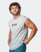 musclenation T-Shirts SLEEVELESS TEE Light Grey Marl