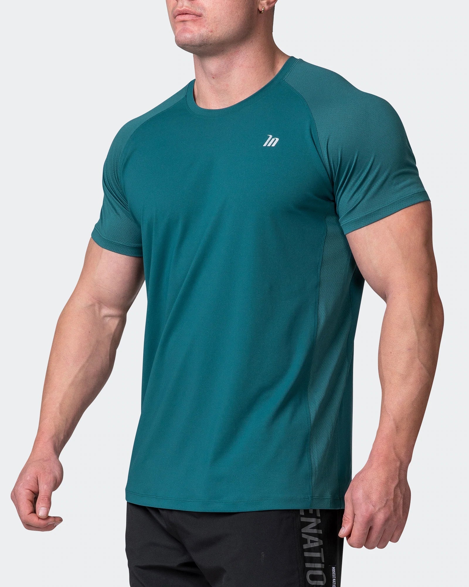 musclenation T-Shirts VENTILATION TEE Deep Teal