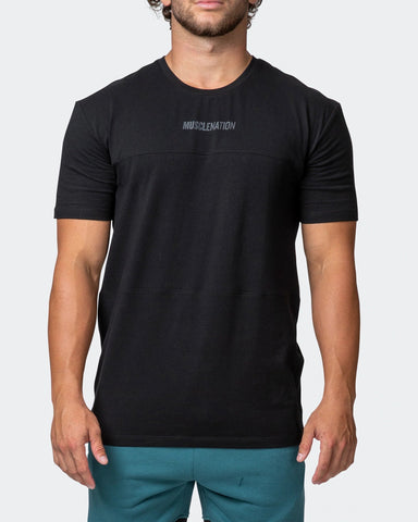 musclenation T-Shirts VOLT TEE Black