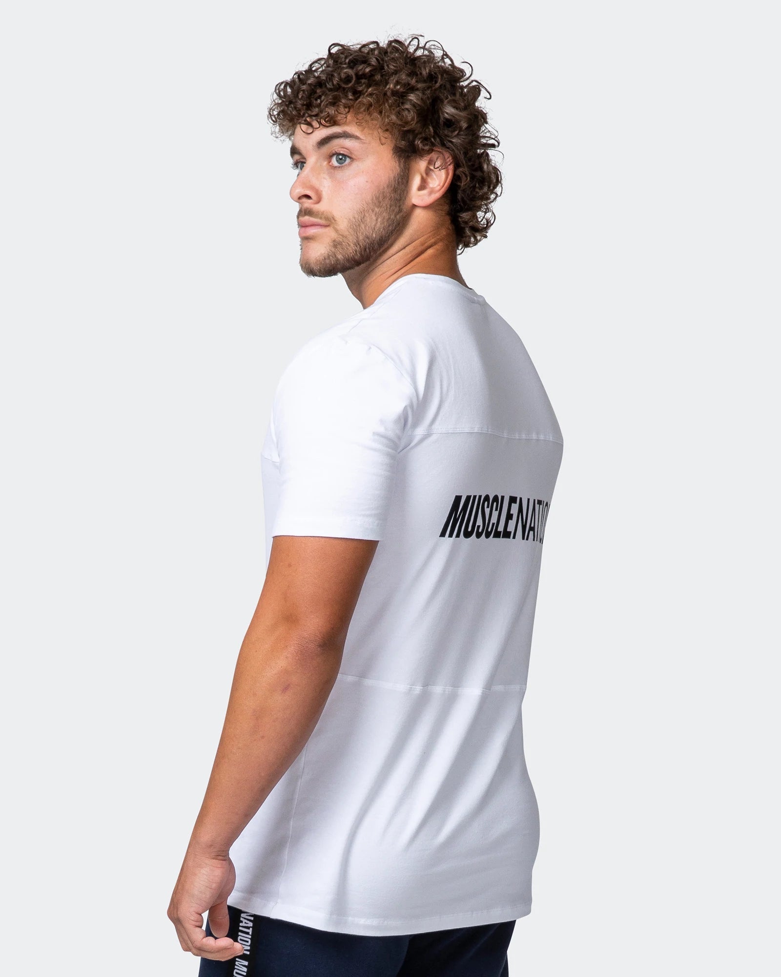 musclenation T-Shirts VOLT TEE White