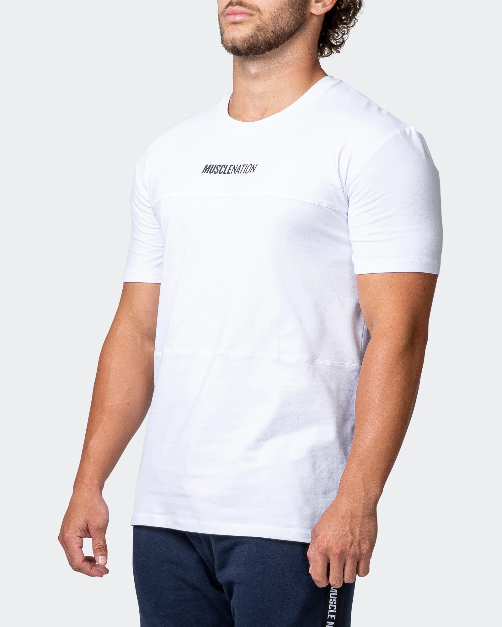 musclenation T-Shirts VOLT TEE White