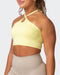 musclenation Tank SHIMMER BRA TANK COMBO Lemon Fizz