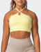 musclenation Tank SHIMMER BRA TANK COMBO Lemon Fizz