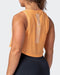 musclenation Tank Tops Level Up Cropped Training Tank Apricot