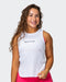 musclenation Tank Tops Stabilise Rib Tank - White