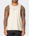 musclenation Tank Tops Ultra Drop Arm Vintage Tank - Washed Cream