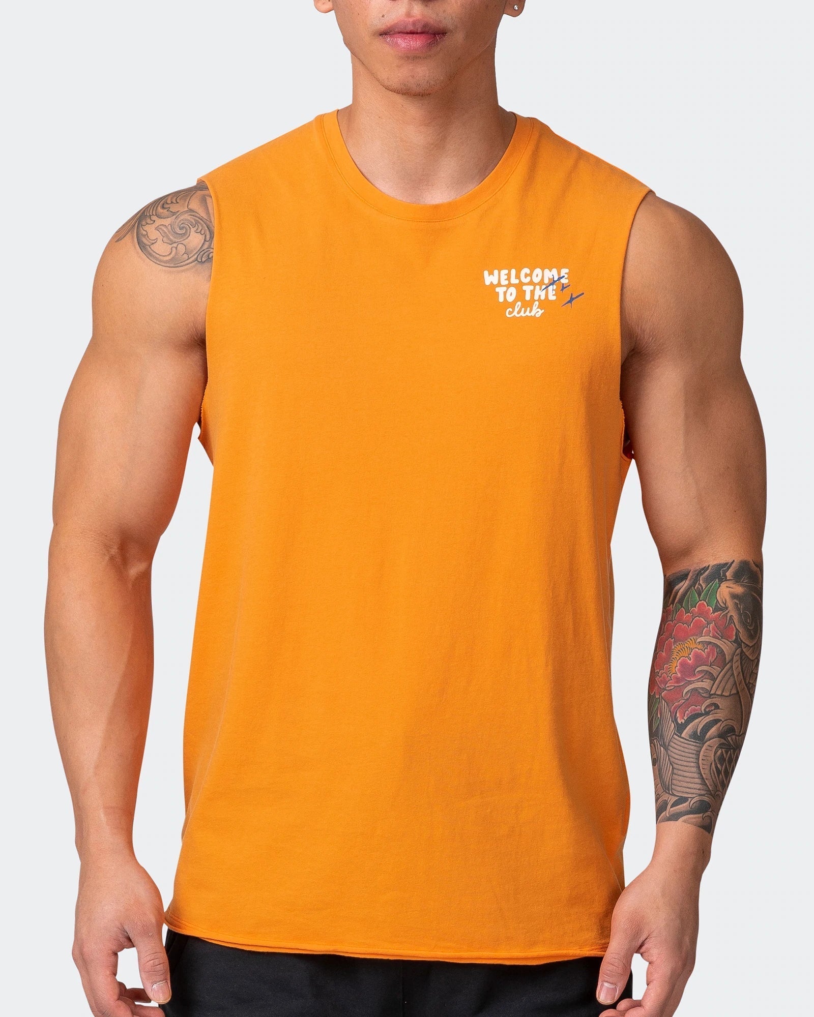 musclenation Tanks MENS MN SQUAD VINTAGE TANK Washed Fireball