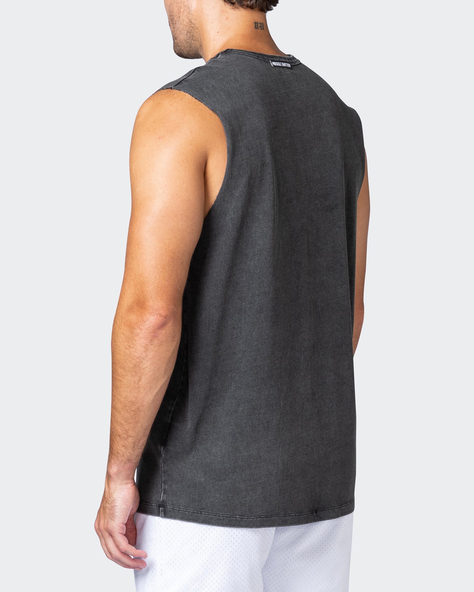 musclenation Tanks Vitalise Heavy Vintage Tank - Washed Black