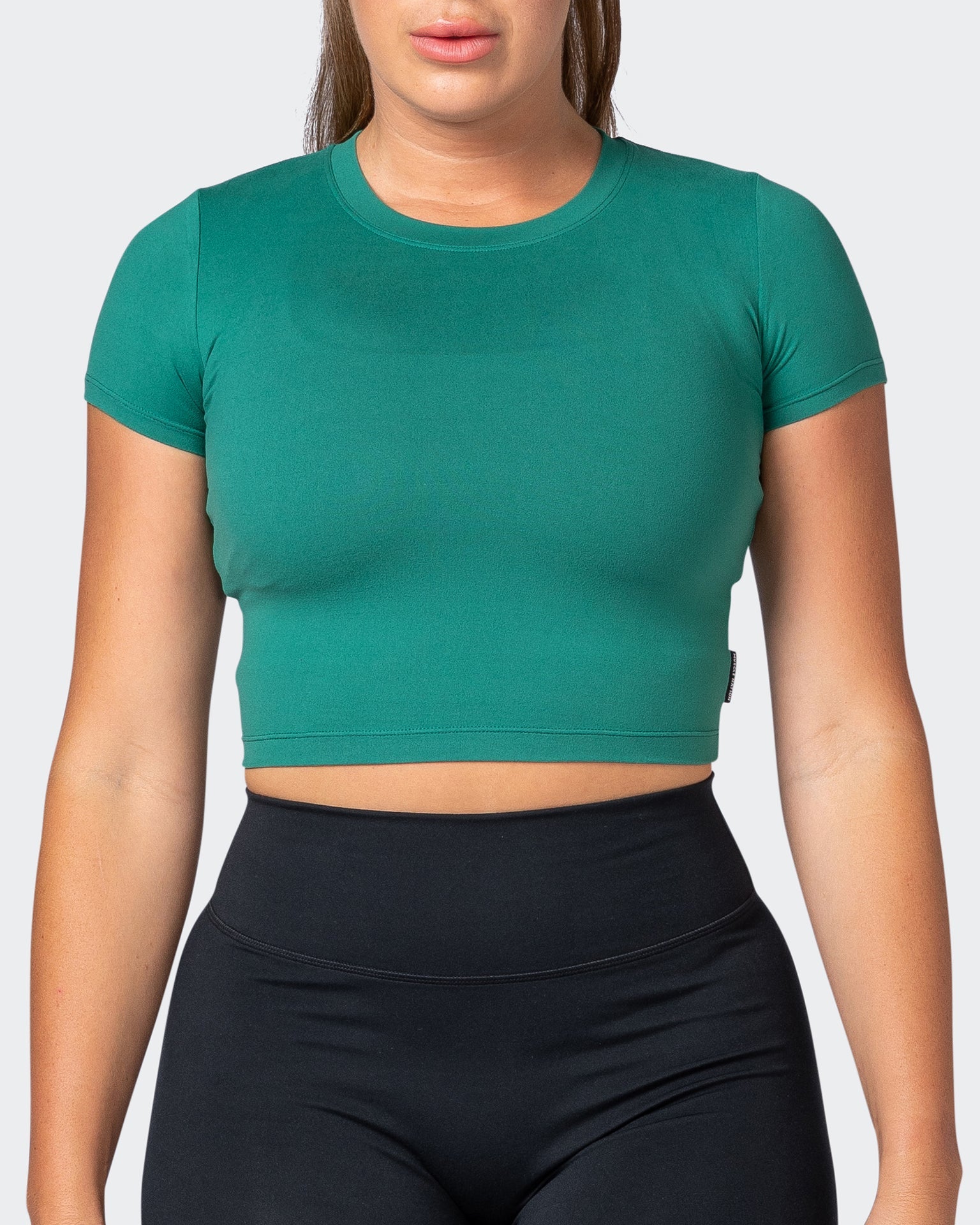 musclenation Tee MN Everyday Cropped Tee - Antique Green