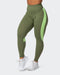 musclenation Tights SUNLIGHT SIGNATURE SCRUNCH ANKLE LENGTH LEGGINGS Green Ivy