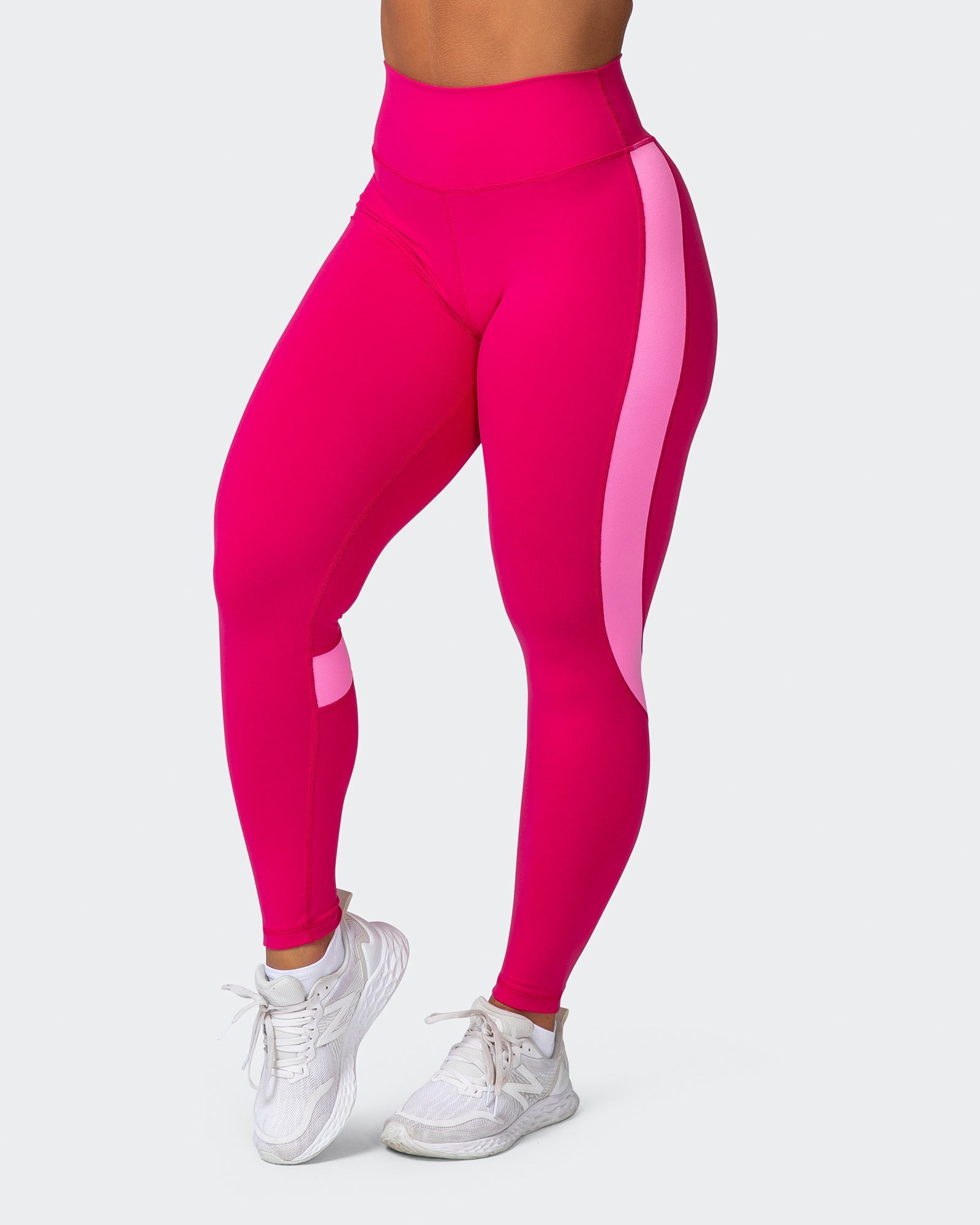 musclenation Tights SUNLIGHT SIGNATURE SCRUNCH ANKLE LENGTH LEGGINGS Pink Punch