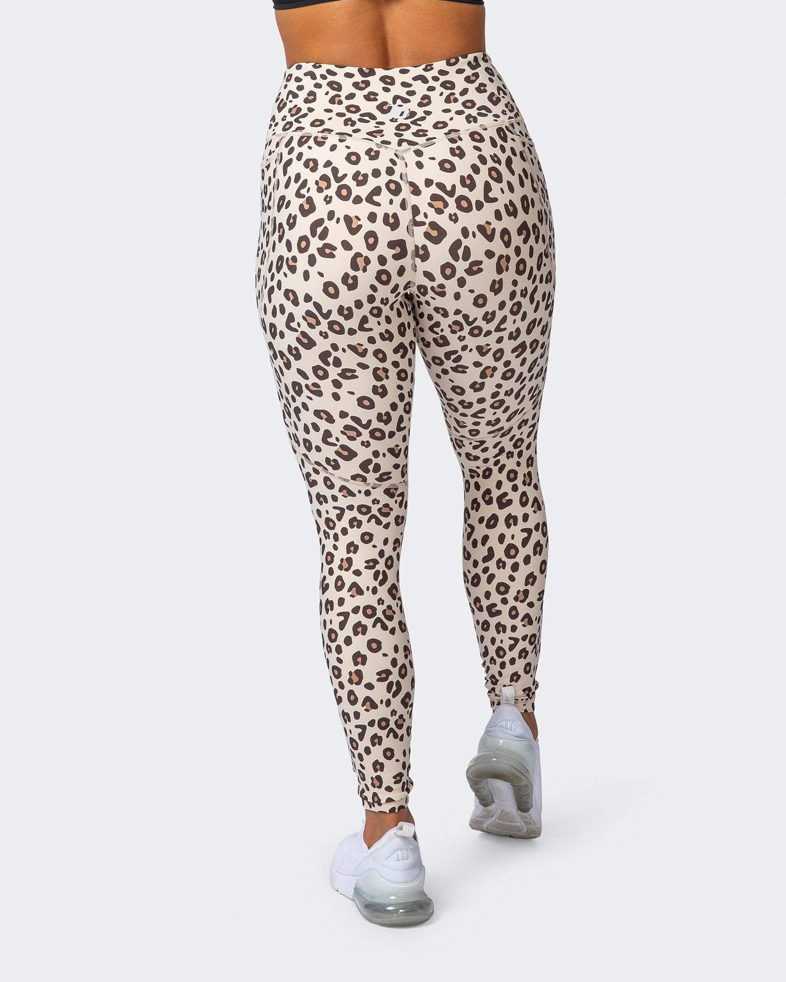 musclenation Tights SUPERIOR SQUAT POCKET ANKLE LENGTH LEGGINGS Cheetah Print