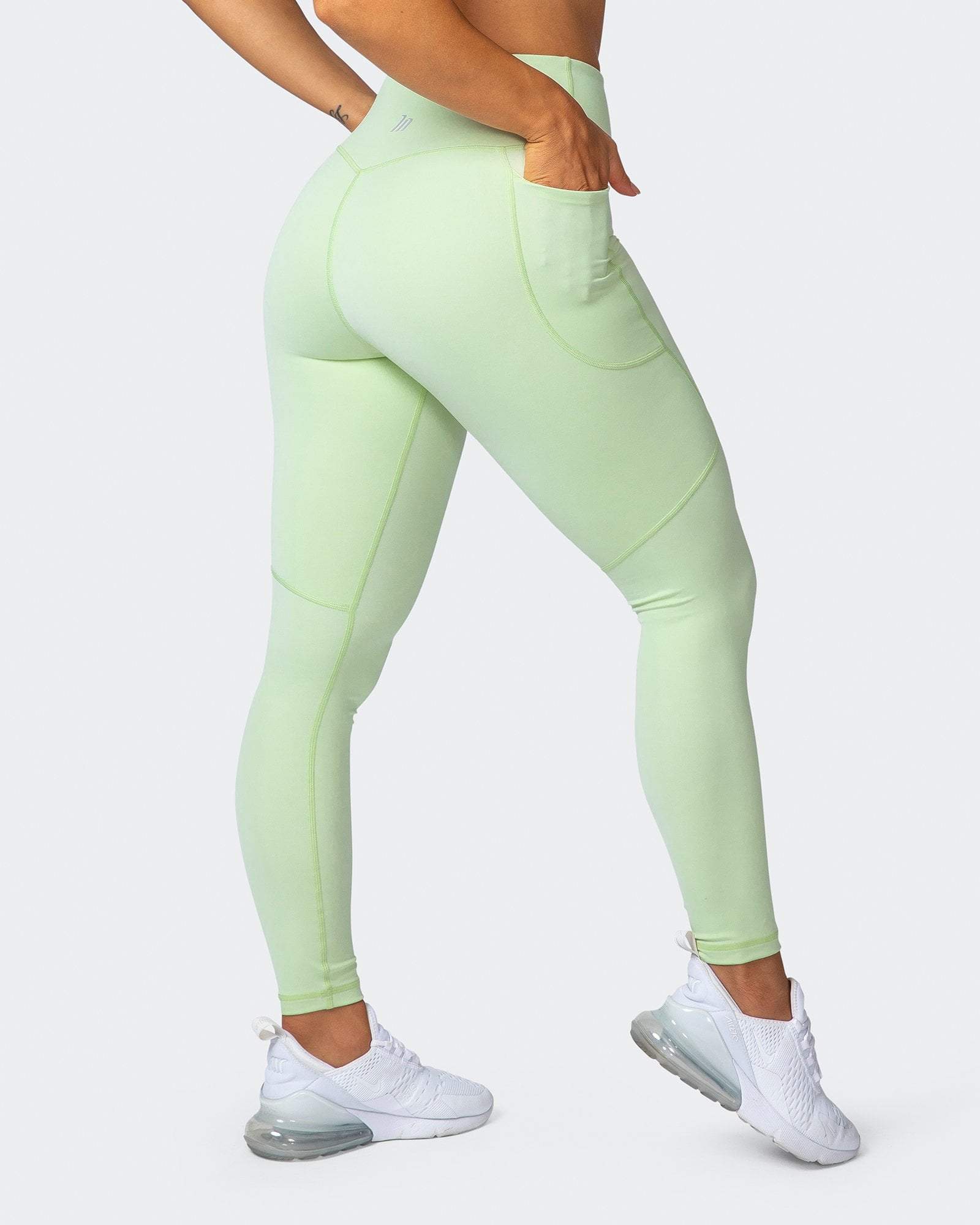 musclenation Tights SUPERIOR SQUAT POCKET ANKLE LENGTH LEGGINGS Minty