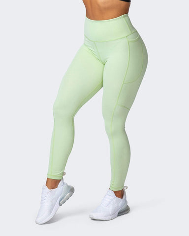 musclenation Tights SUPERIOR SQUAT POCKET ANKLE LENGTH LEGGINGS Minty