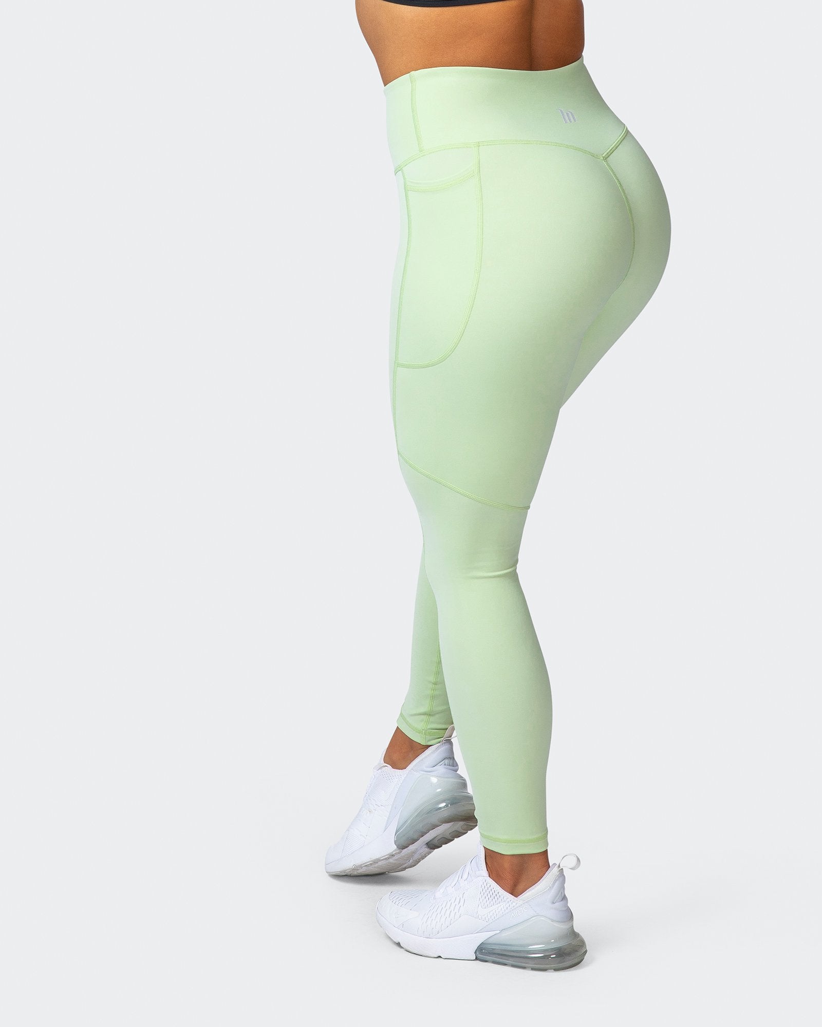 musclenation Tights SUPERIOR SQUAT POCKET ANKLE LENGTH LEGGINGS Minty