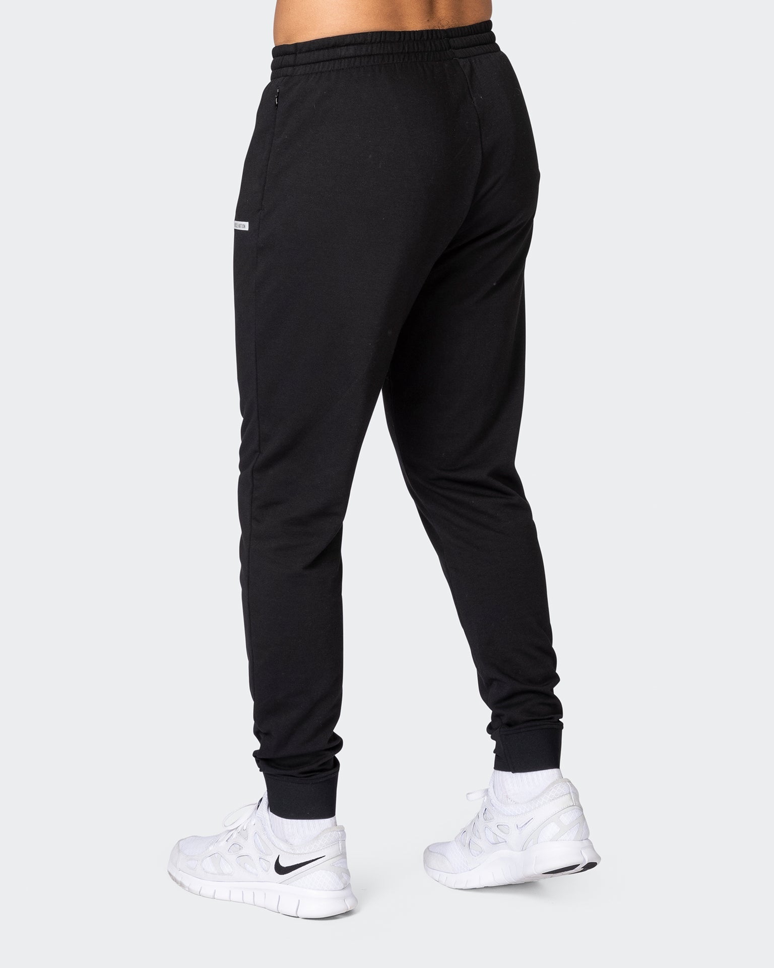 musclenation Track Pants Legacy Training Tapered Joggers - Black