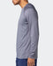 musclenation Tshirt Cross Train Long Sleeve Top - Space Grey