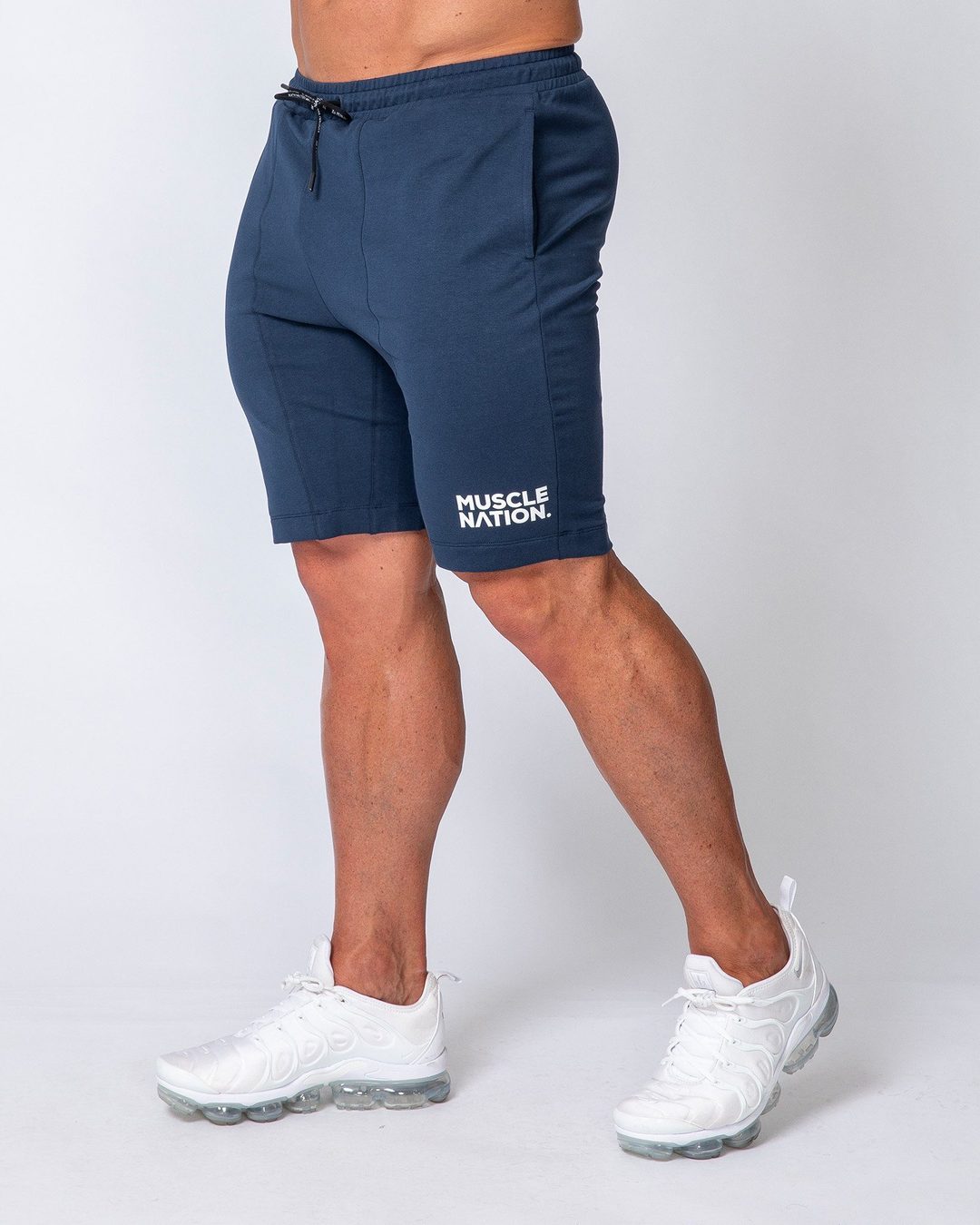 musclenation Ultimate Tapered Fit Shorts - Navy