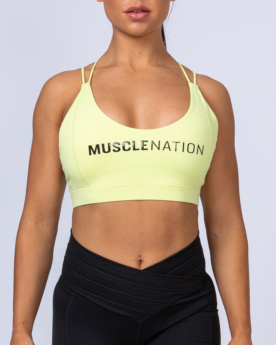 musclenation Uppercut Bra - Lime