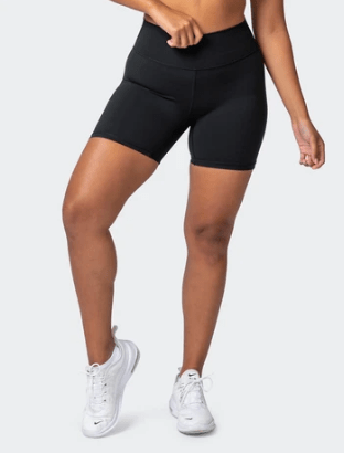 musclenation V1 BUTTER BIKE SHORTS Black