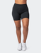 musclenation V1 BUTTER BIKE SHORTS Black