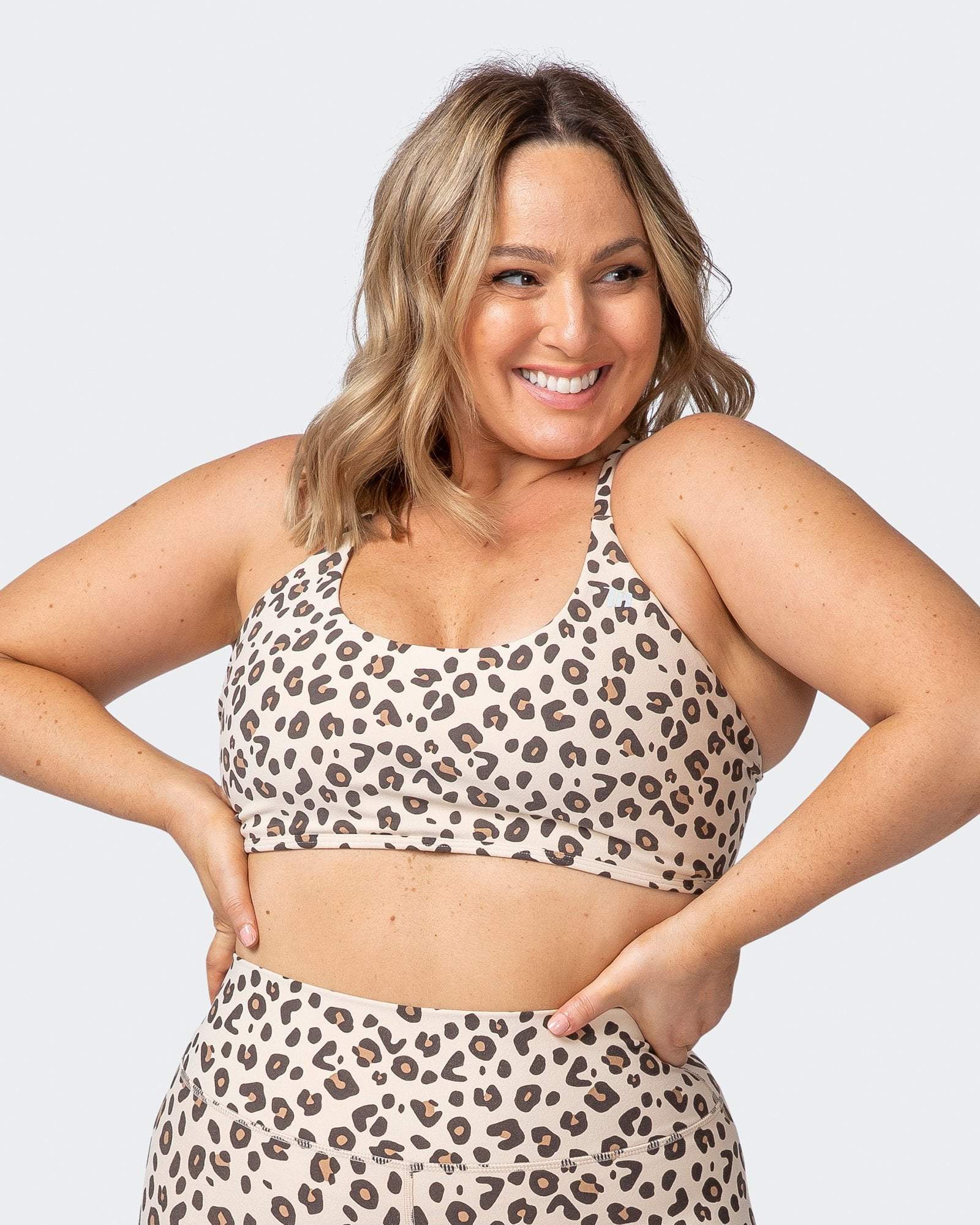 musclenation WANDERLUST BRALETTE Cheetah Print