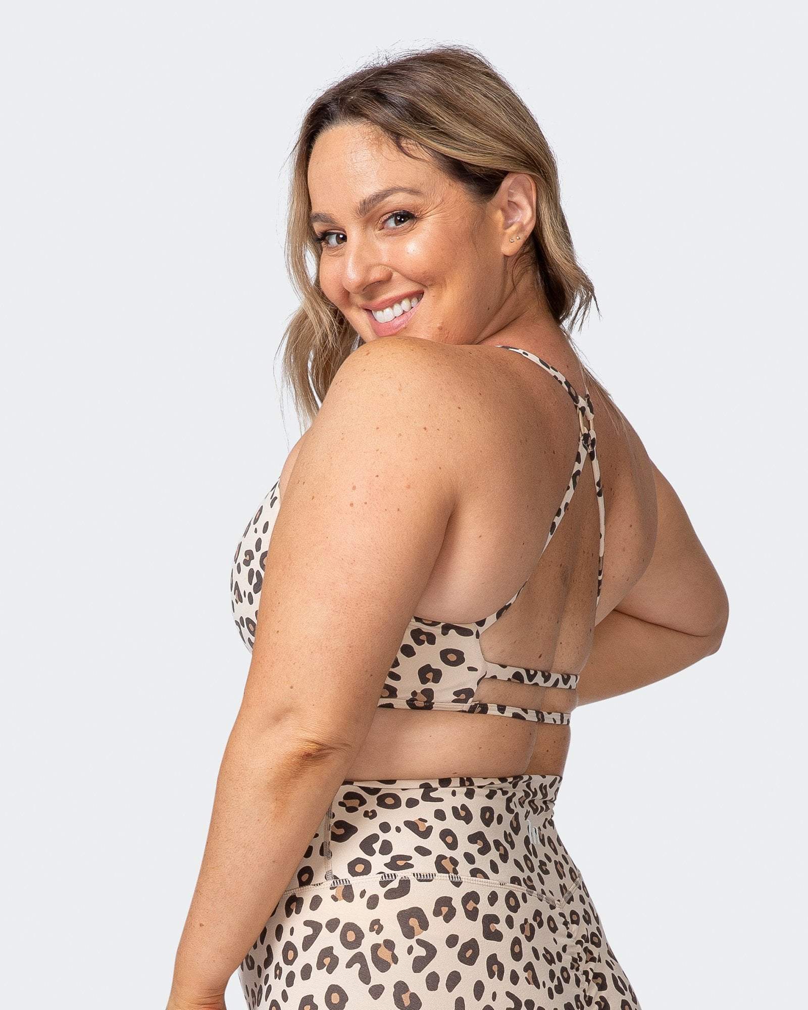 musclenation WANDERLUST BRALETTE Cheetah Print