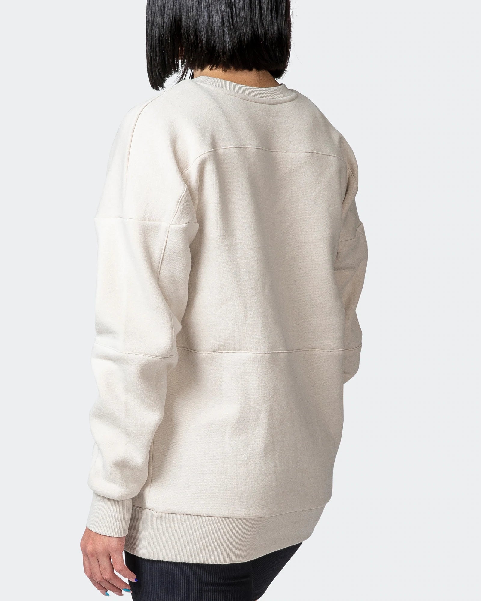 WOMENS LOUNGE JUMPER Almond| musclenation Be Activewear