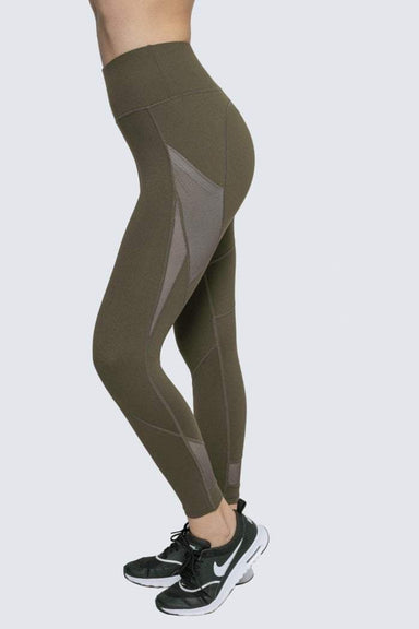 INNER ZEN ARMY GREEN LEGGINGS - Be Activewear