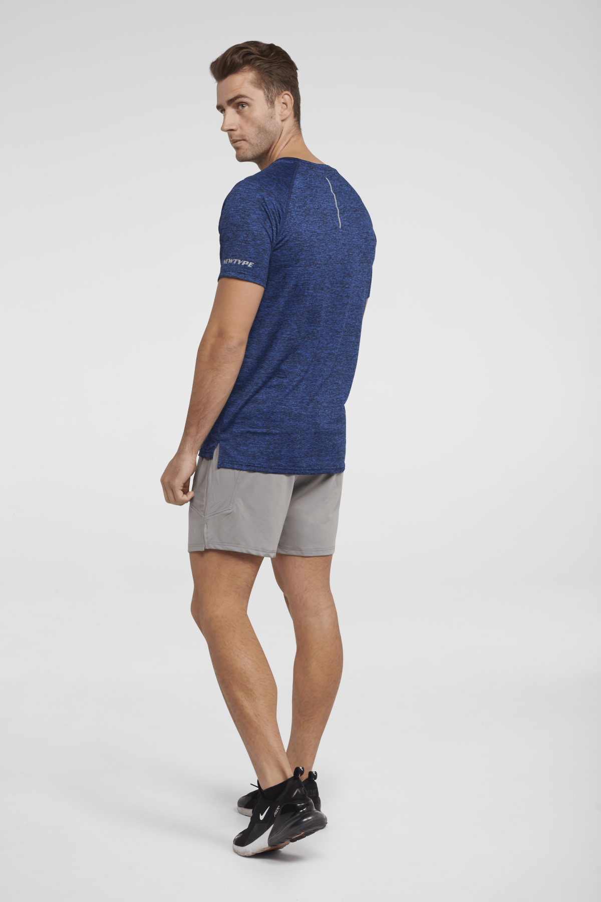 Newtype Official T-Shirts All Day Every Day Tee Marl - Marl Blue