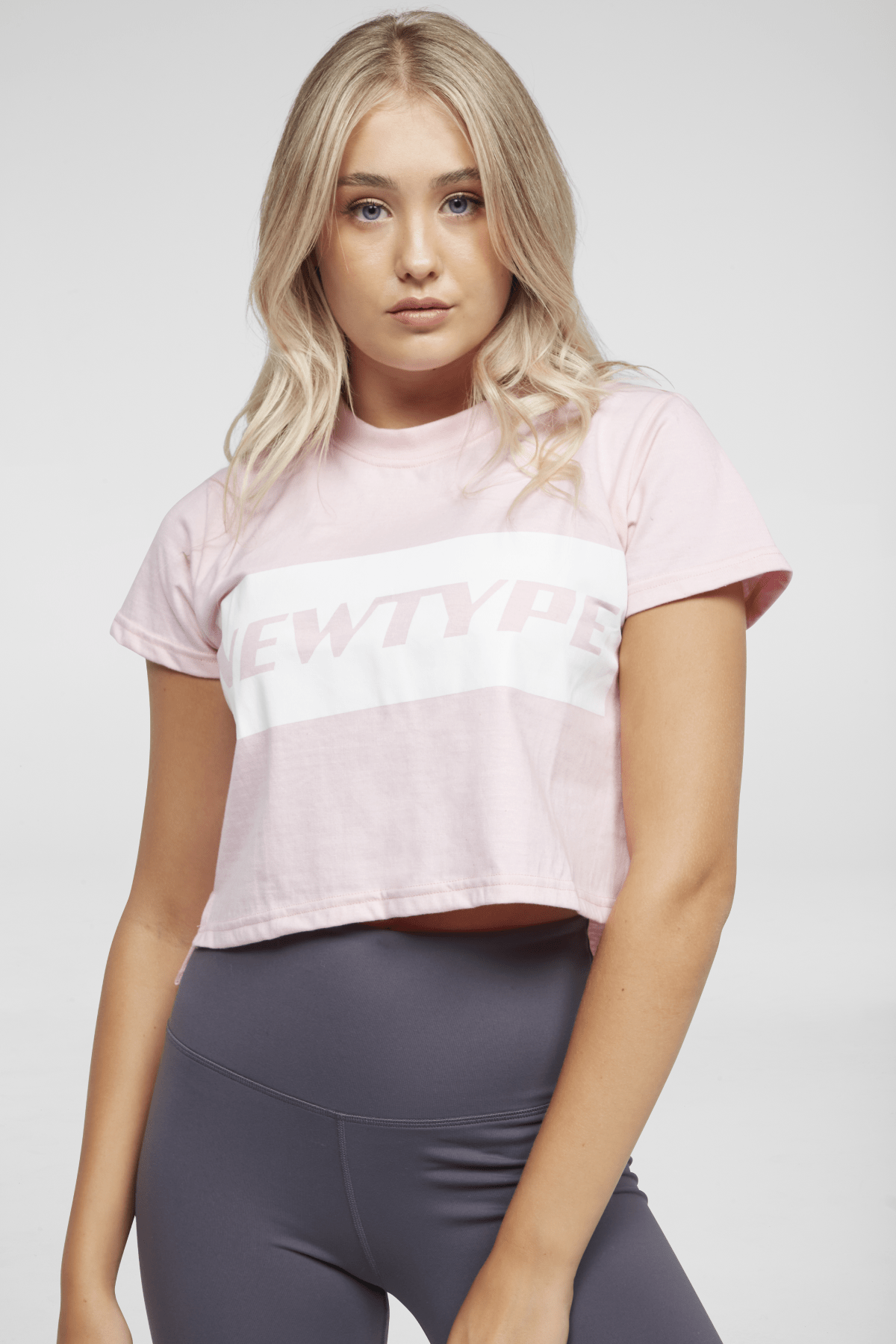 Newtype Official T-Shirts Finesse Crop Tee - Pink