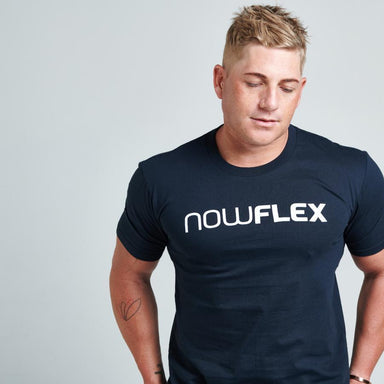 FLEX TEE - NAVY - Be Activewear