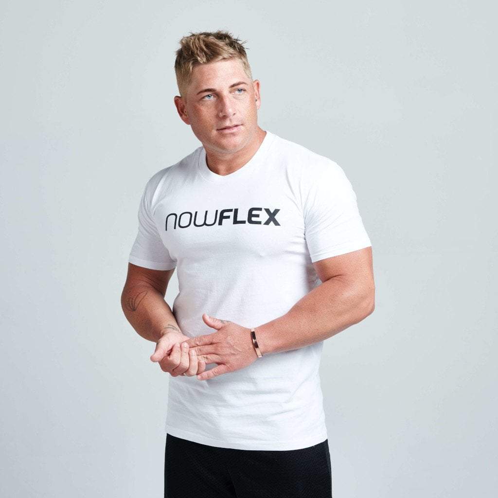 FLEX TEE - POLAR WHITE - Be Activewear