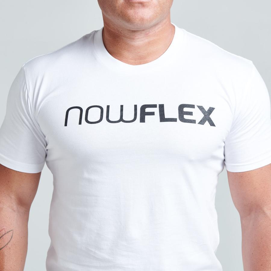 FLEX TEE - POLAR WHITE - Be Activewear