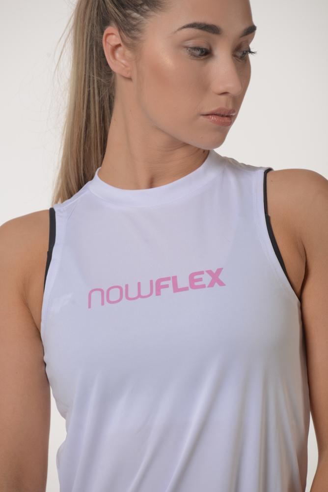 Active Flex Tank - White - Be Activewear